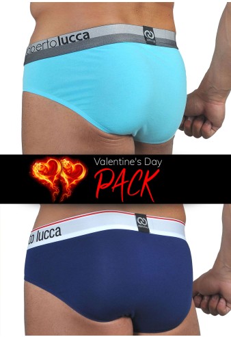 Valentine's Day 2 PACK Alsónadrágok ROBERTO LUCCA 10099 80027